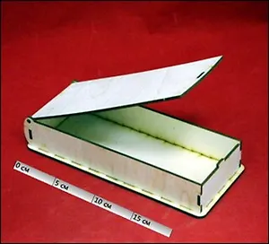 Шкатулка длинная для росписи и декупажа (36мм) (12543)