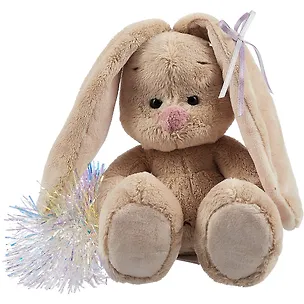 Мягкая игрушка Зайка Ми с новогодней подвеской (15 см) (SidX-352) 2882161