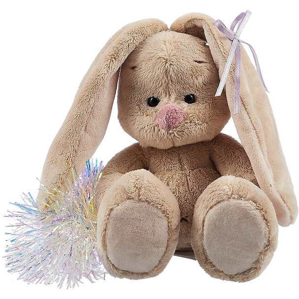 Мягкая игрушка Зайка Ми с новогодней подвеской (15 см) (SidX-352) 2882161 — 1