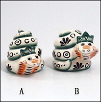 Фигурка декоративная "Змея" (575702) 2 в., L6 W6 H8 см (Ремеко РС) 2332246 — 1