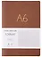 Записная книжка А6+ 80л лин. "Format" коричн.иск.кожа, интегр.переплет, тиснение фольгой, скругл.углы, инд.уп. — 2947928 — 1