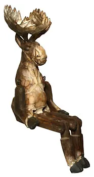 Декоративная фигурка "Лось" (дерево) (14506) 2193312 — 1