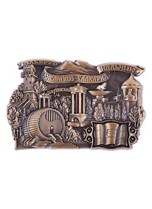 Магнит Нальчик Коллаж  мет.без страз фигурка цв.бронза (027-6BR-143)