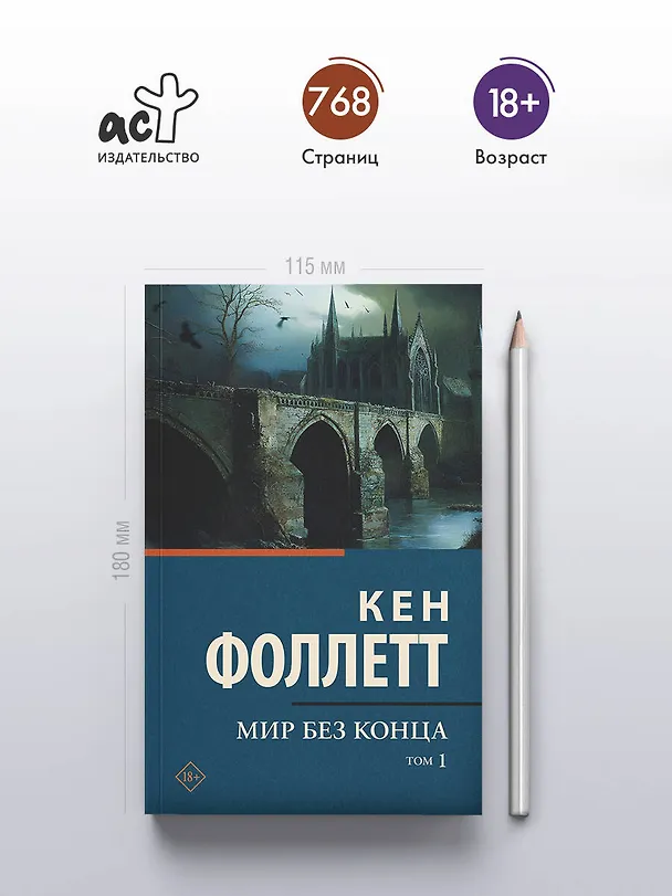 Книга Мир без конца [В 2 т.] Том 1 (Кен Фоллетт) — 5