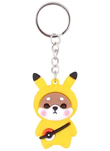 Брелок Сиба-ину в кигуруми (ПВХ) (5 см)