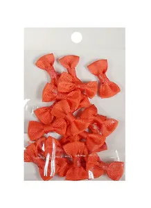 Бантики пришив. из ткани красные (3 см) (20шт) (пакет) (11-01055-QZ-02-7)