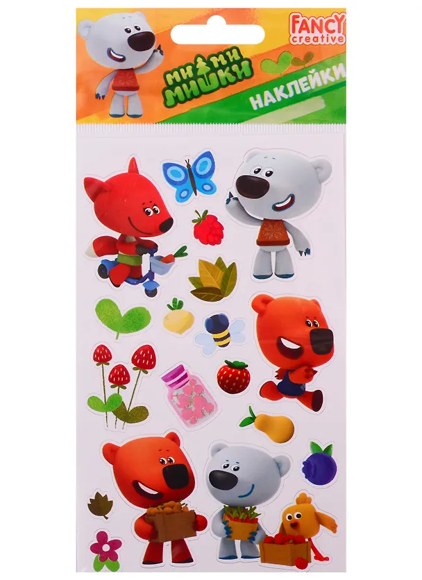 Наклейки ACTION Ми-ми-мишки 9,5*15,5см в ассортименте FD060040 2749424 — 1