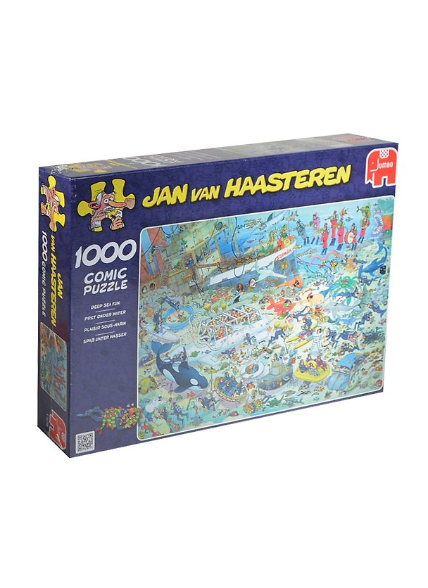 Пазл 1000 (17079) Веселье на морском дне (Jan van Haasteren) (коробка) 2427753 — 1