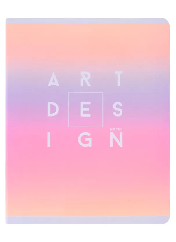 Тетрадь общая «Art design», 48 листов в клетку, A5, в ассортименте - Listoff 2973566 — 1