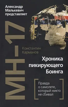 Книга MH-17. Хроника пикирующего Боинга: правда о самолете, который никто не сбивал (Константин Карманов)