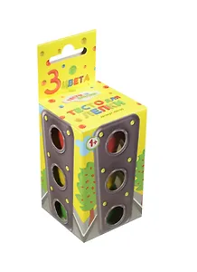 Набор для детского творчества Тесто для лепки Тесто из Детства 3цв. 135гр. т00105