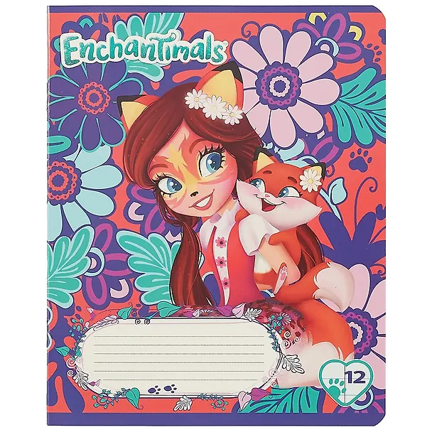 Тетрадь в линейку Academy Style «Enchantimals» в ассортименте, 12 листов 252039 — 4