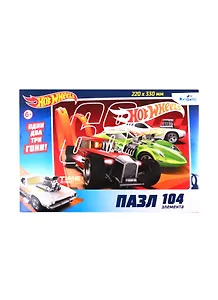 Пазл «Hot Wheels» 104 элемента, Origami