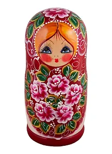 Матрешка 10 в 1 (Цветы, Эскиз 03, Розы) (М10260303)