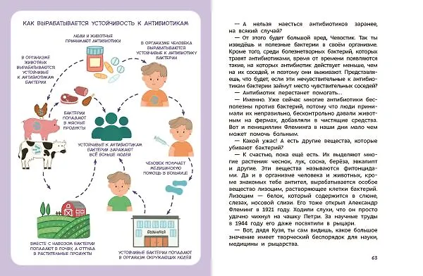 Книга Вирусы и микробы. Детская энциклопедия (Чевостик) (Алексей Бондарев) — 15