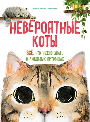 Книга Невероятные коты. Всё, что нужно знать о любимых питомцах (Кароль Бурсе)