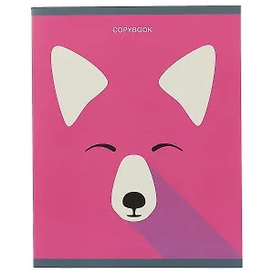 Тетрадь в клетку Unnika, "Яркие мордочки", 48 листов, в ассортименте