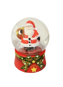 Фигурка новогодняя с водяным шаром Дед Мороз (4,5х4,5х6,5) (175-118)