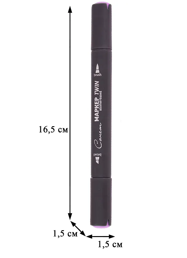 Маркер художественный "Сонет" Twin Brush джакаранда, Сонет 262900 — 4