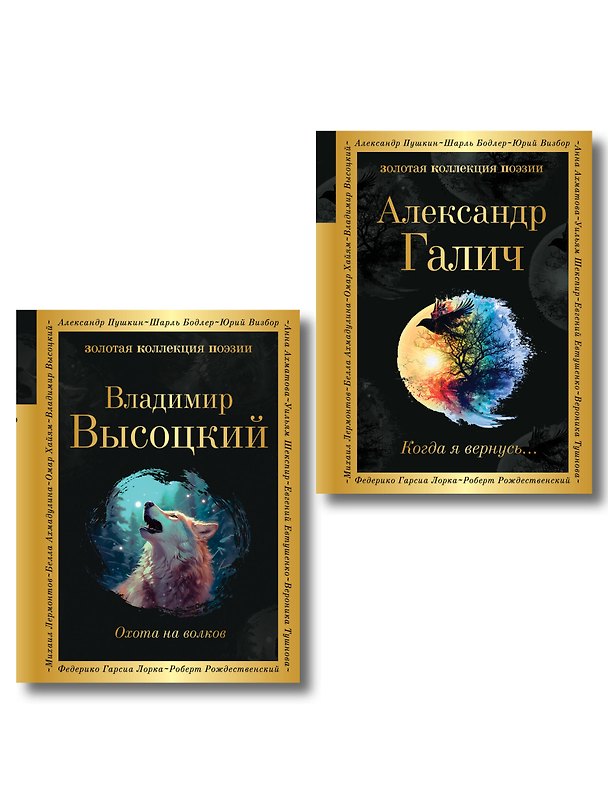 Книга Комплект Голоса поколения (из 2-х книг Высоцкий и Галич) () — 1