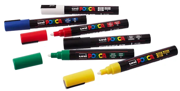 Маркеры акриловые 06цв "POSCA. Standard" 1,8-2,5мм, UNI 3121627 — 4