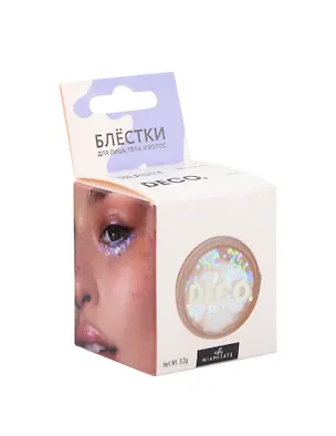 Блестки для лица, тела и волос `DECO.` by Miami tattoos (Xenon) (191918) 3030571