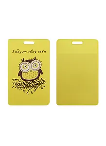 Чехол для карточек Задумчивая сова