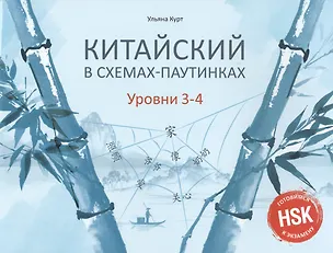 Книга Китайский в схемах-паутинках. Уровни 3-4 (Ульяна Курт)