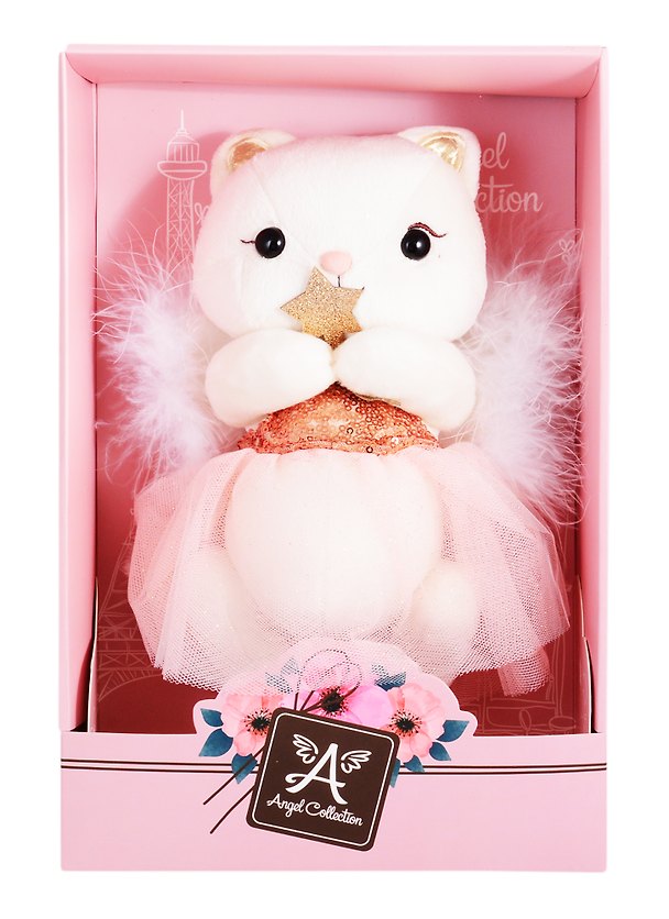 Мягкая игрушка Angel Collection Киска Жизель с крыльями (28 см) (681493) (коробка) 2831127 — 1
