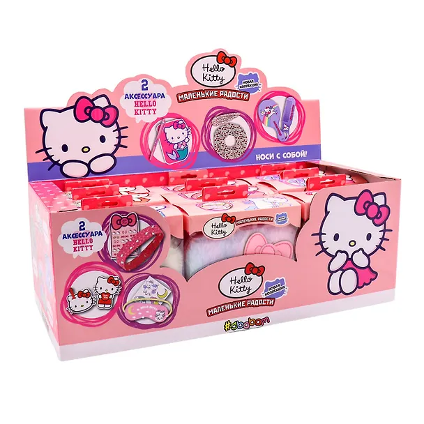Сумочка-брелок с сюрпризом Hello Kitty, в ассортитменте (HK002) 3133865 — 3