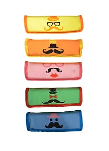 Пенал-косметичка 1отд. "Усы" 19*7см, ткань, инд.уп., ассорти