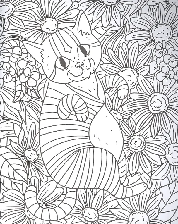 Книга MyArt. РАСКРАСКА-АНТИСТРЕСС 200х230. Мой коуч сказал рисовать котиков (Анастасия Грецкая) — 2