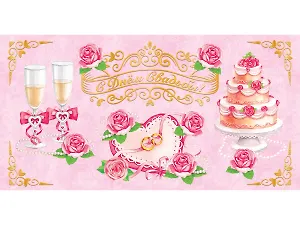 Конверт для денег Dream Cards С днем свадьбы (торт)