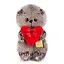 Игрушка мягкая Budi Basa, Басик BABY с красным сердечком 20см — 2585757 — 3