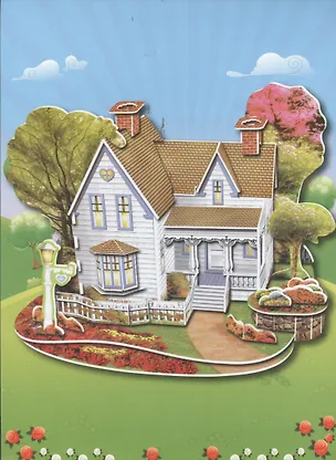 Пазл 3D Коттедж (DT-1035) (упаковка) 2382183