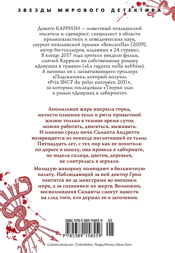 Книга Девушка в лабиринте (Донато Карризи) — 2