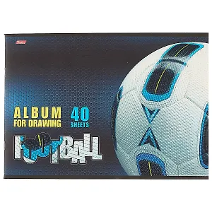 Альбом для рисования Hatber, "СпортКлуб", А4, 40 листов, в ассортименте