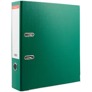 Папка архивная 70мм А4 "Standard" арочн.механизм, зеленый