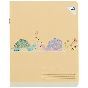 Тетрадь в линейку Academy Style, "Рисунки животных", 12 листов, в ассортименте