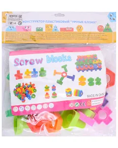 Конструктор пластиковый "Гайки и болтики"
