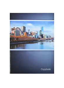 Тетрадь А4 96л кл. "МЕГАПОЛИС" 7БЦ, выб.УФ-лак, офсет, Феникс