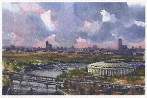 Открытка "Москва. "Лужники""