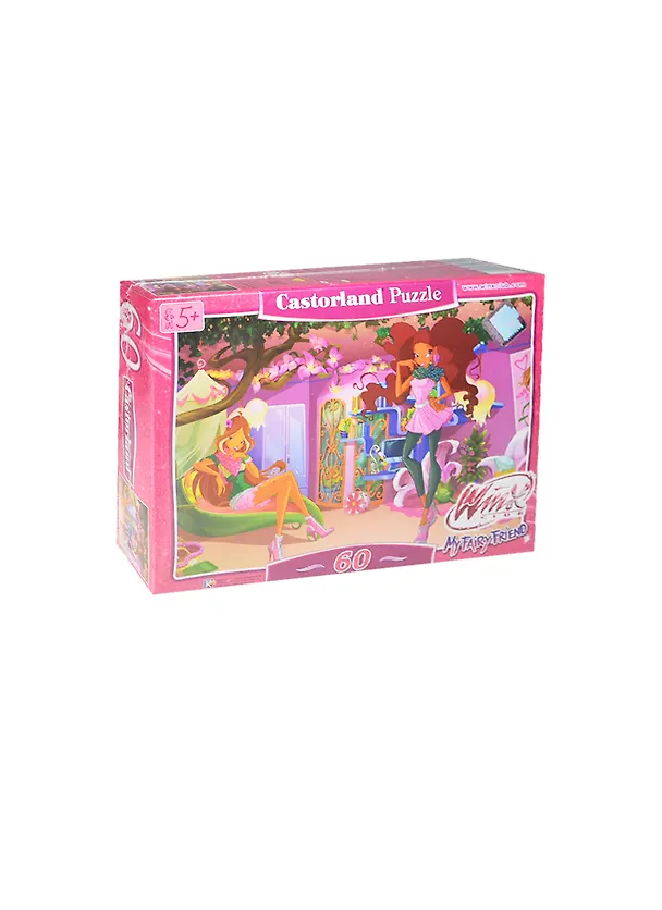 Пазлы 60 MIDI лиц. B-PU06198 Винкс В гостях у Флоры (32х23см) (5+) (Castorland) 2413691 — 1