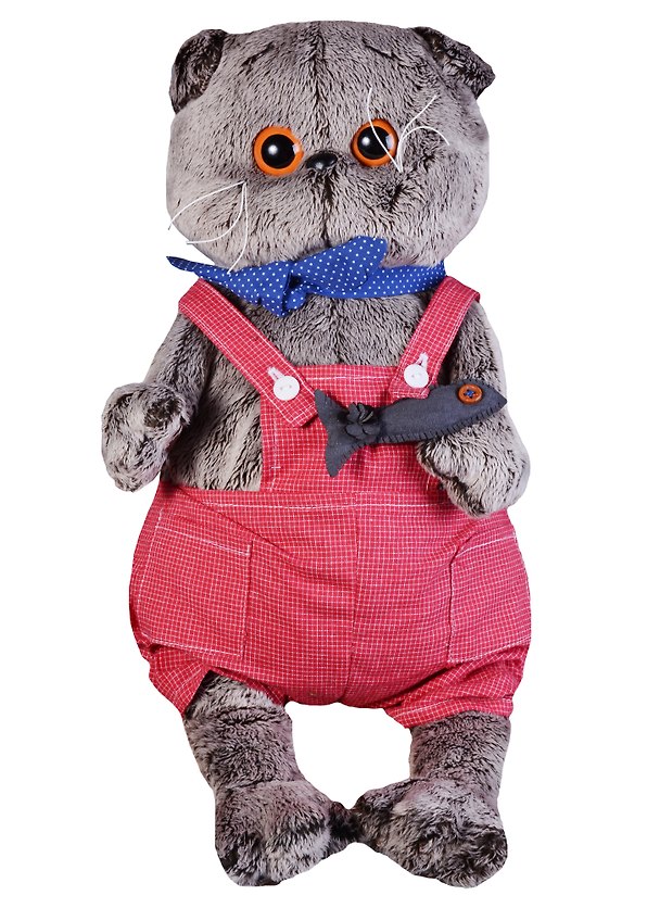 Игрушка мягкая Budi Basa, Басик в красном комбинезоне (В1) Ks30-066 2632909 — 1
