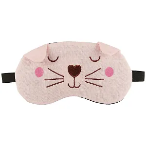 Маска для сна с ушками Спящий котик (пакет) (12-37559-7566)