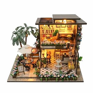 Сборная модель Румбокс «Чайный дом», 28х21.5х18 см, Mini House DIY