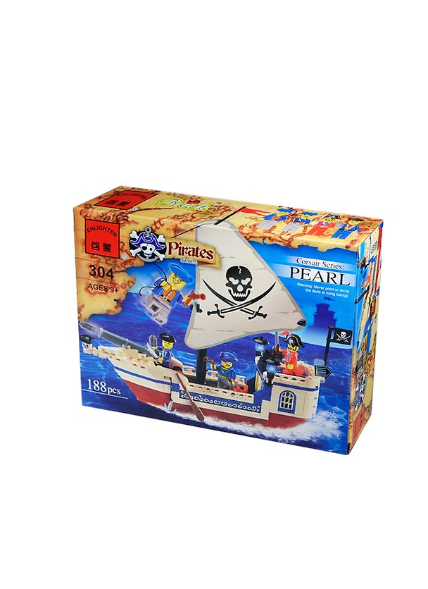 Конструктор Pirates (188 дет.) (304) (705560) (9+) (коробка) 2408528 — 1