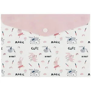 Папка-конверт А5 на кнопке "Bunny"