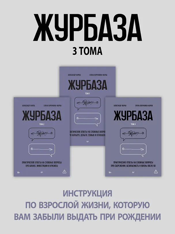 Книга Журбаза. Практические ответы на сложные вопросы про сбережения, безопасность и жизнь после 50. Том 3 (Александр Журба, Елена Курочкина-Журба) — 8