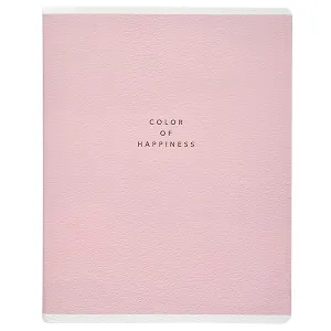 Тетрадь 48л кл. "Block", розовый, скрепка, карт.обл., микротекстурирование, ламинация